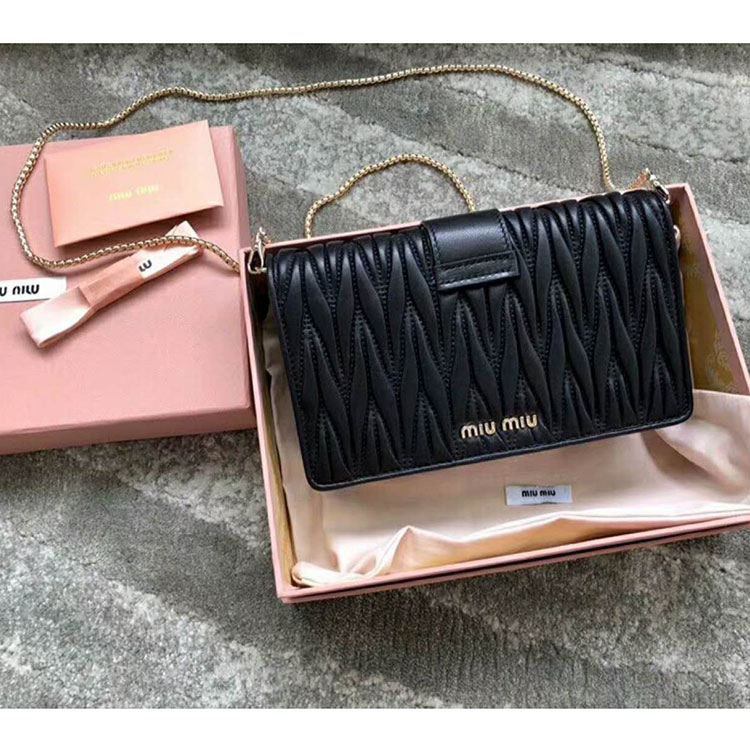 2018 Miu Miu MY MIU LEATHER BAG