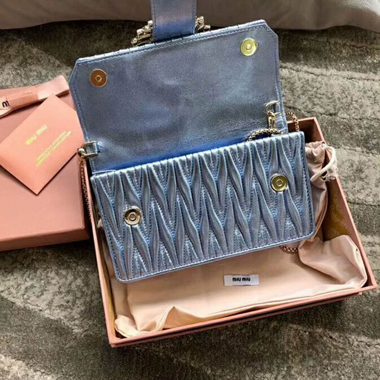 2018 Miu Miu MY MIU LEATHER BAG