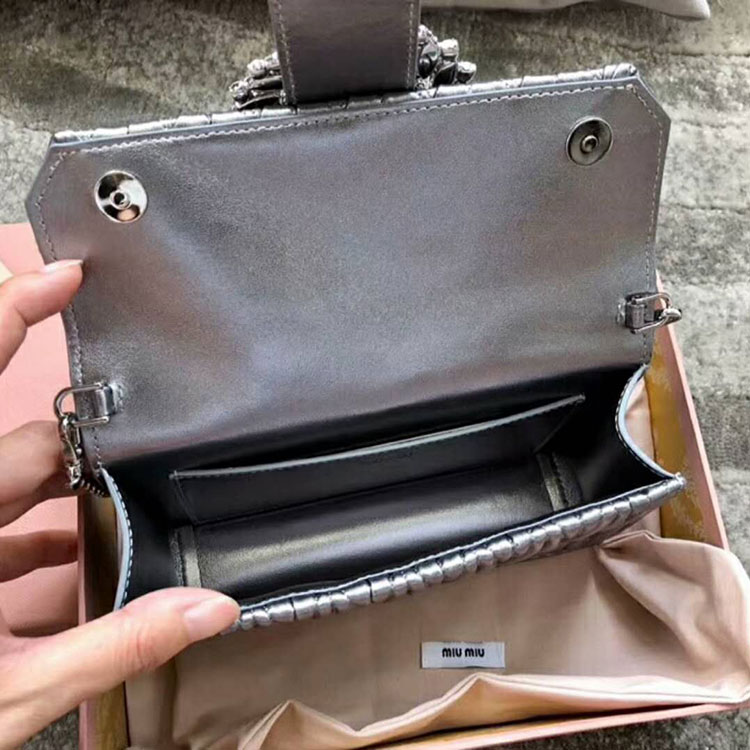 2018 Miu Miu MY MIU LEATHER BAG