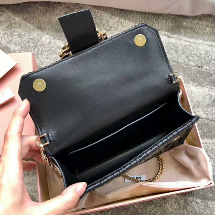 2018 Miu Miu MY MIU LEATHER BAG