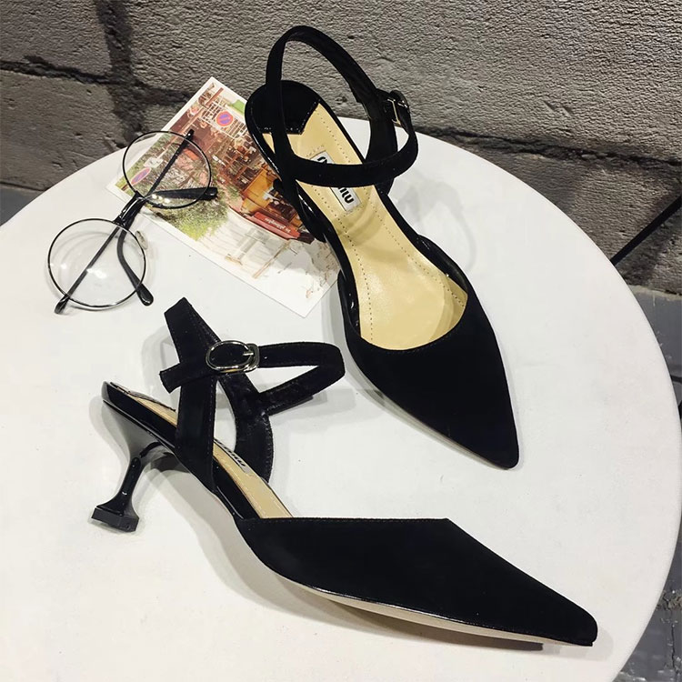 2018 Miu Miu women Sandal Heel 4.5cm