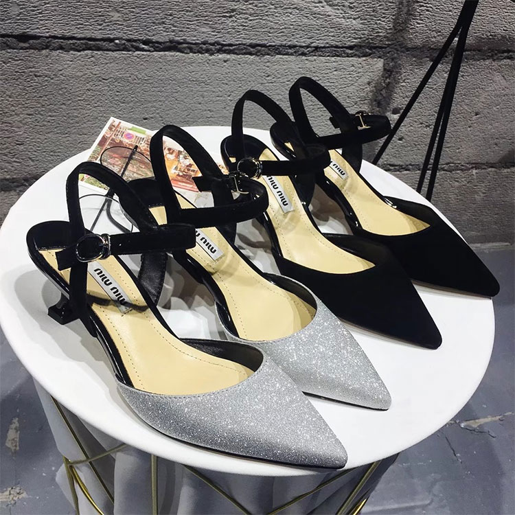 2018 Miu Miu women Sandal Heel 4.5cm