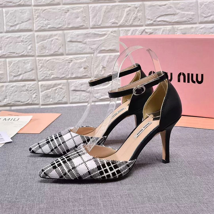 2018 Miu Miu women Sandal Heel 8.5cm