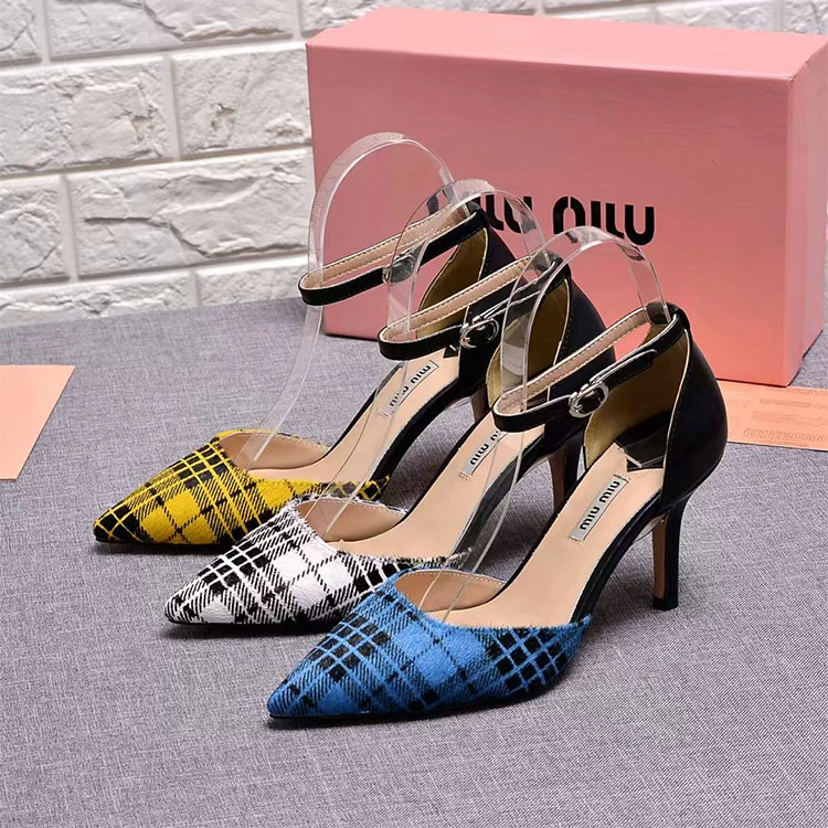 2018 Miu Miu women Sandal Heel 8.5cm