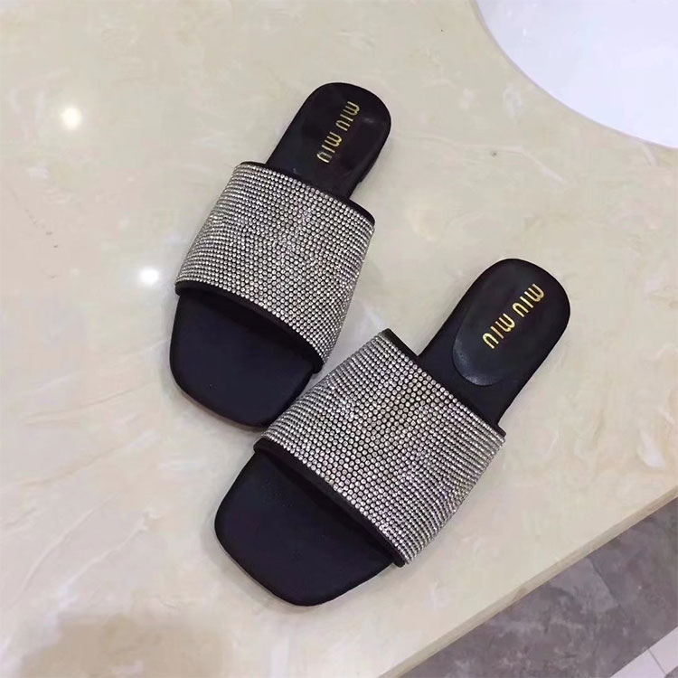 2018 Miu Miu women Slippers