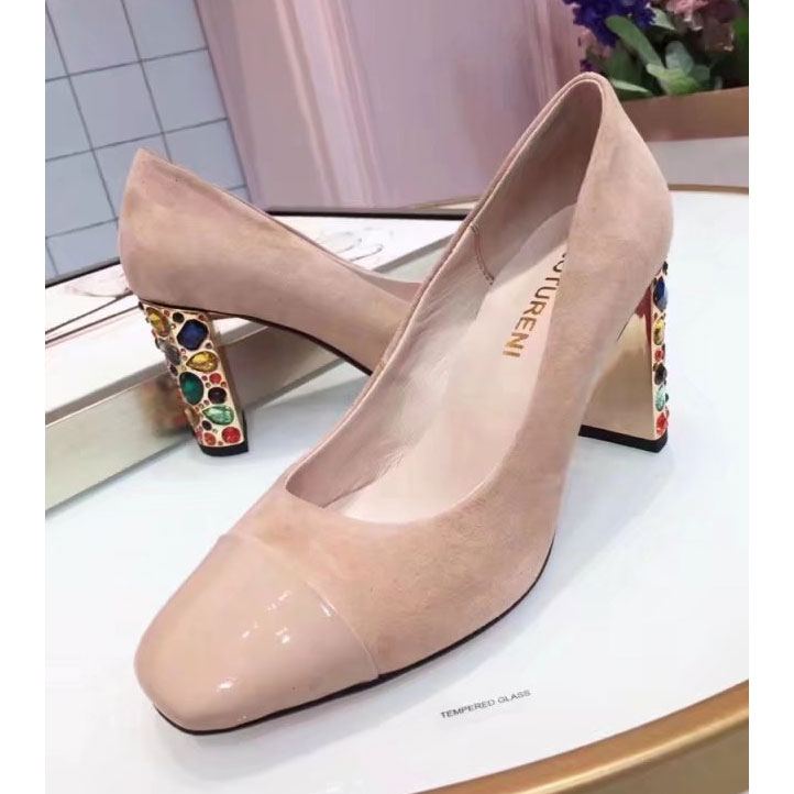 2018 Miu Miu women shoes Heel 7.5cm