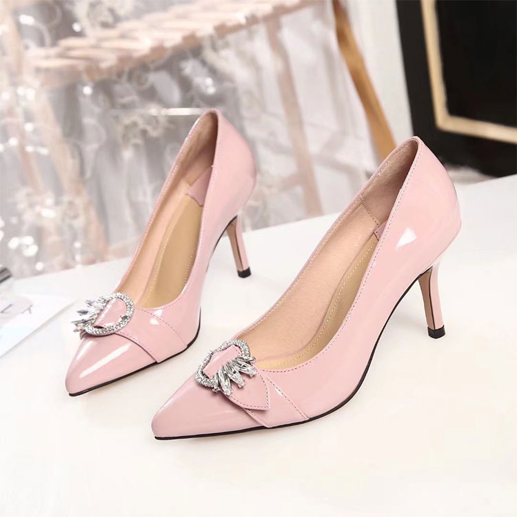 2018 Miu Miu women shoes in Patent leather Heel Height 7cm