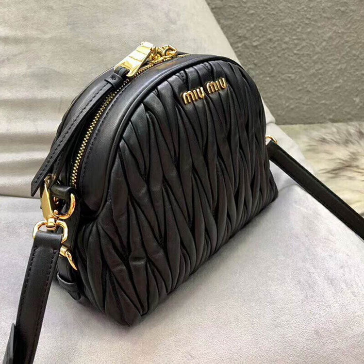 2018 MiuMiu LEATHER SHOULDER BAG