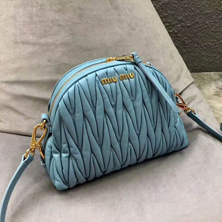 2018 MiuMiu LEATHER SHOULDER BAG