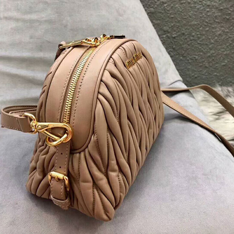 2018 MiuMiu LEATHER SHOULDER BAG