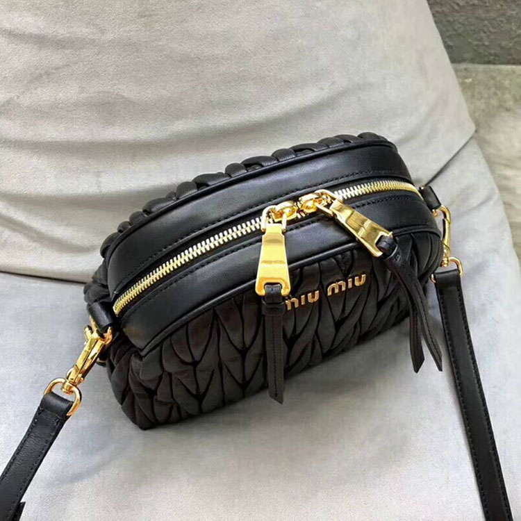 2018 MiuMiu LEATHER SHOULDER BAG