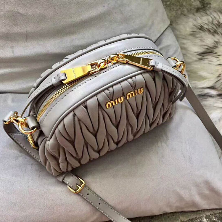 2018 MiuMiu LEATHER SHOULDER BAG