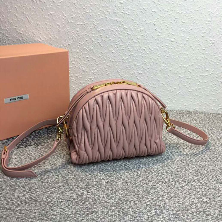 2018 MiuMiu LEATHER SHOULDER BAG