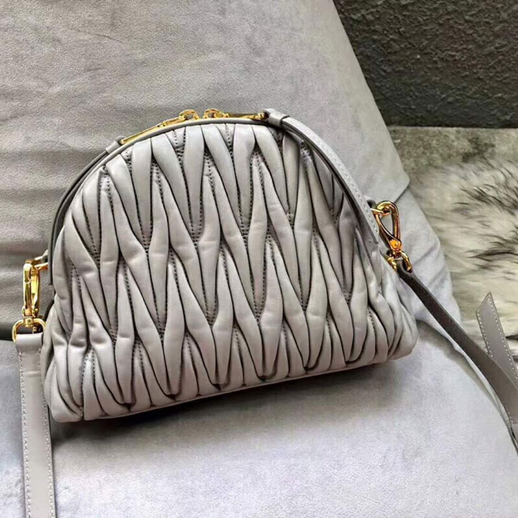 2018 MiuMiu LEATHER SHOULDER BAG