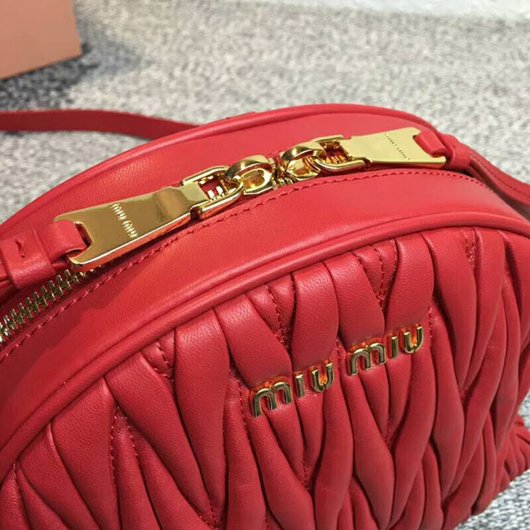 2018 MiuMiu LEATHER SHOULDER BAG