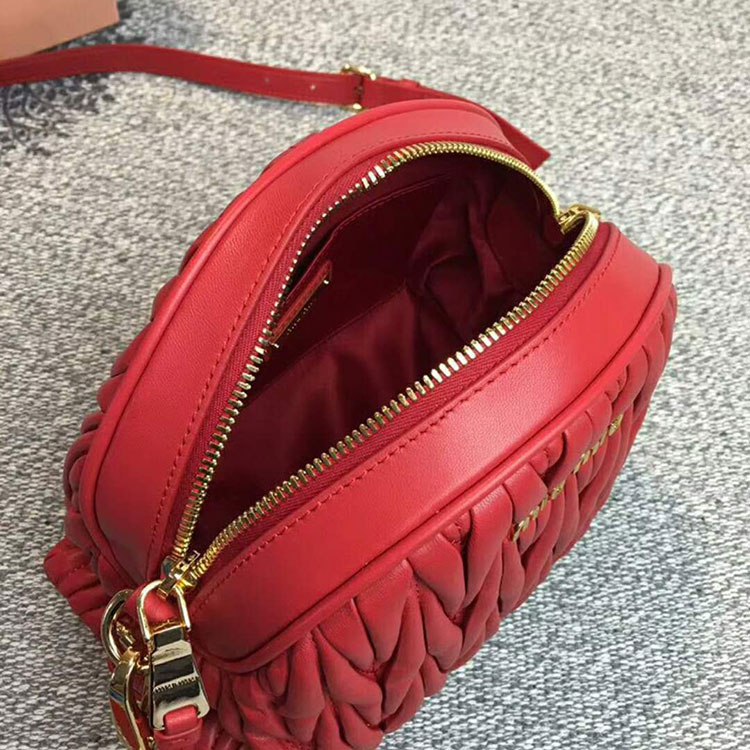 2018 MiuMiu LEATHER SHOULDER BAG