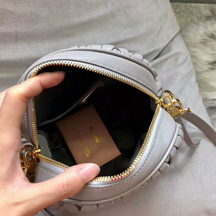 2018 MiuMiu LEATHER SHOULDER BAG