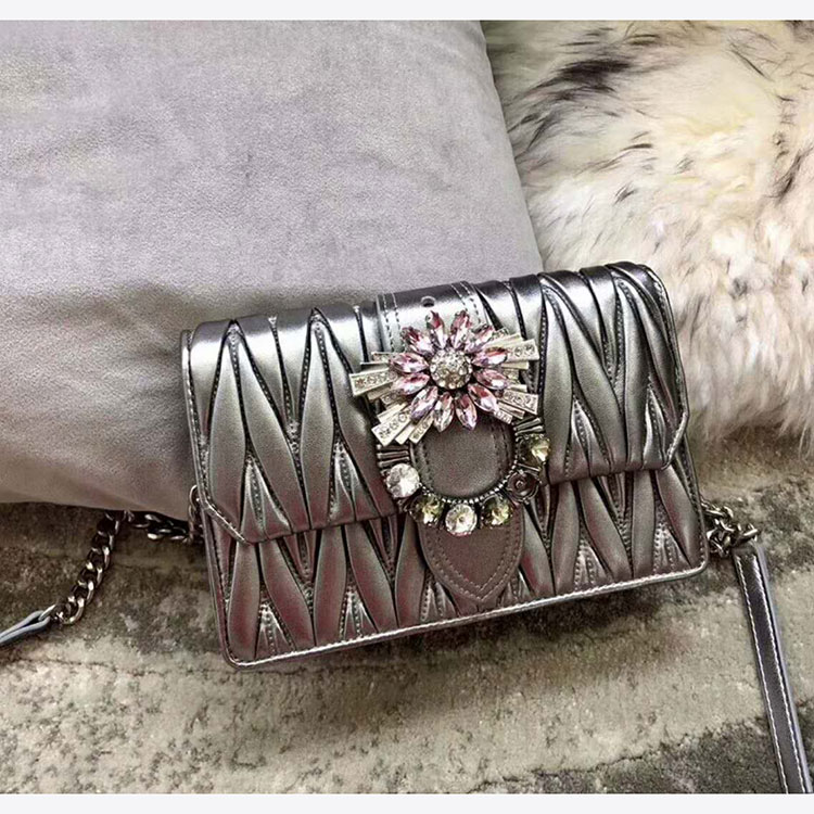 2018 MiuMiu Lady MATELASSE LEATHER BAG