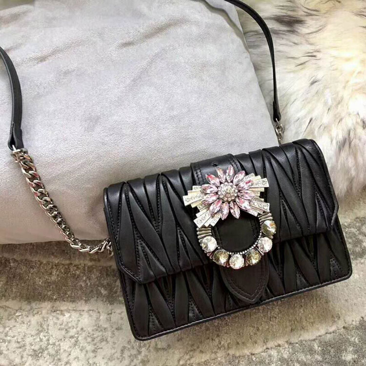 2018 MiuMiu Lady MATELASSE LEATHER BAG