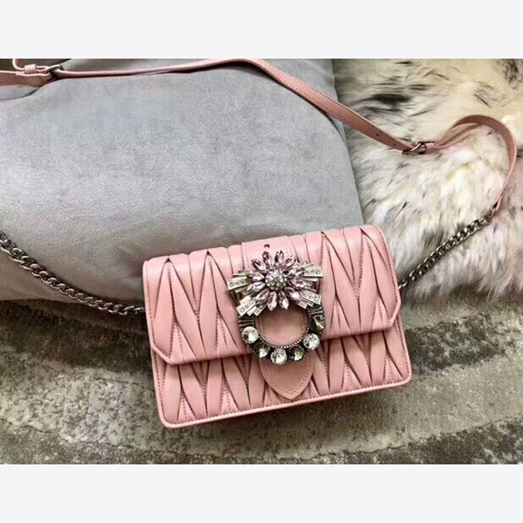 2018 MiuMiu Lady MATELASSE LEATHER BAG