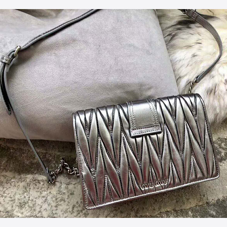 2018 MiuMiu Lady MATELASSE LEATHER BAG