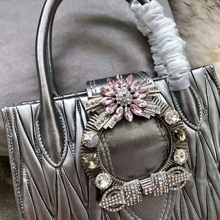 2018 MiuMiu Lady MATELASSE Leather Handbag