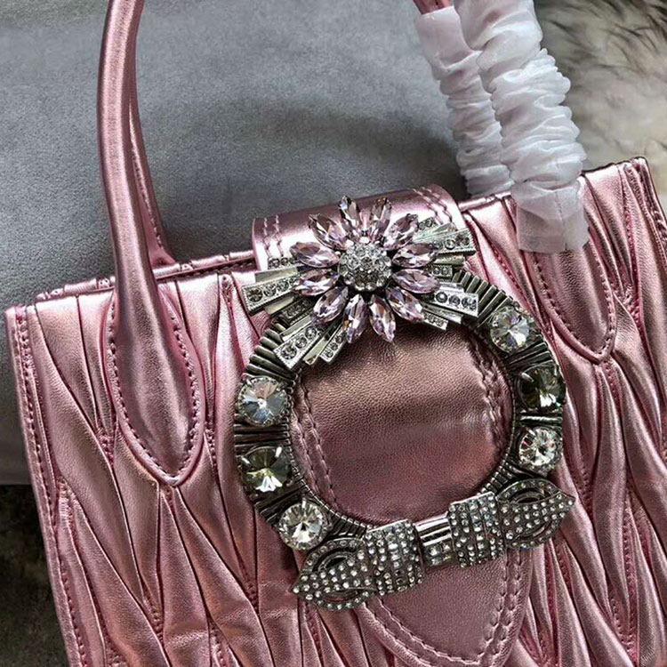 2018 MiuMiu Lady MATELASSE Leather Handbag