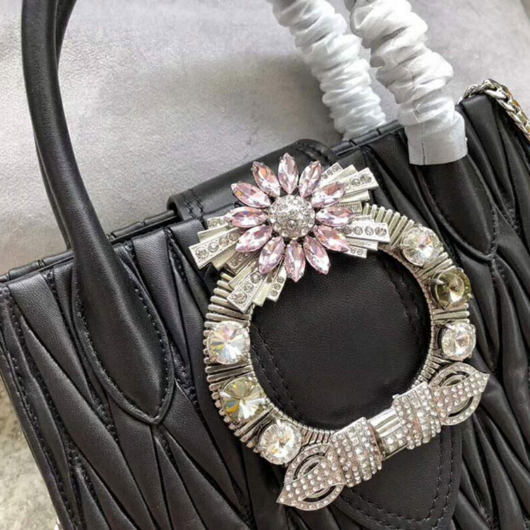 2018 MiuMiu Lady MATELASSE Leather Handbag