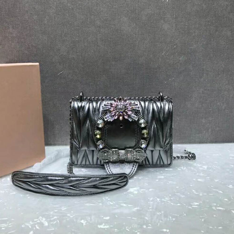 2018 MiuMiu Lady MATELASSE Shoulder Bag