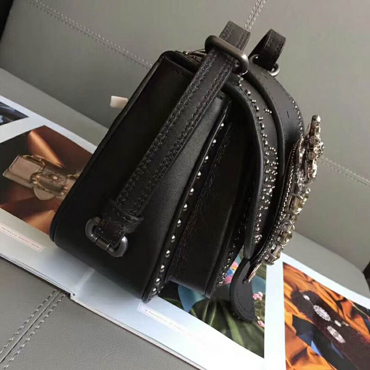 2018 MiuMiu MADRAS LEATHER MIU MIU DAHLIA BAG