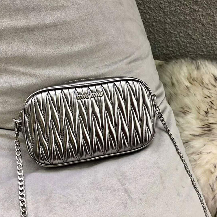 2018 MiuMiu MATELASSE LEATHER BELT BAG