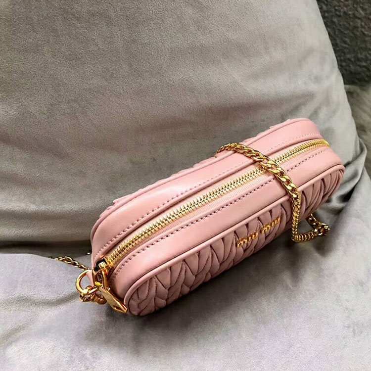 2018 MiuMiu MATELASSE LEATHER BELT BAG