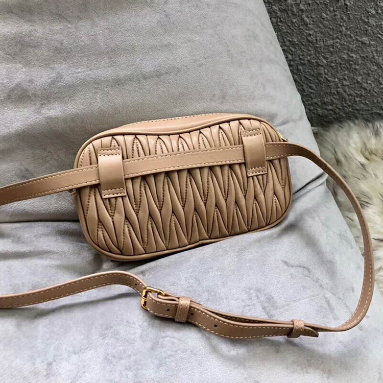 2018 MiuMiu MATELASSE LEATHER BELT BAG