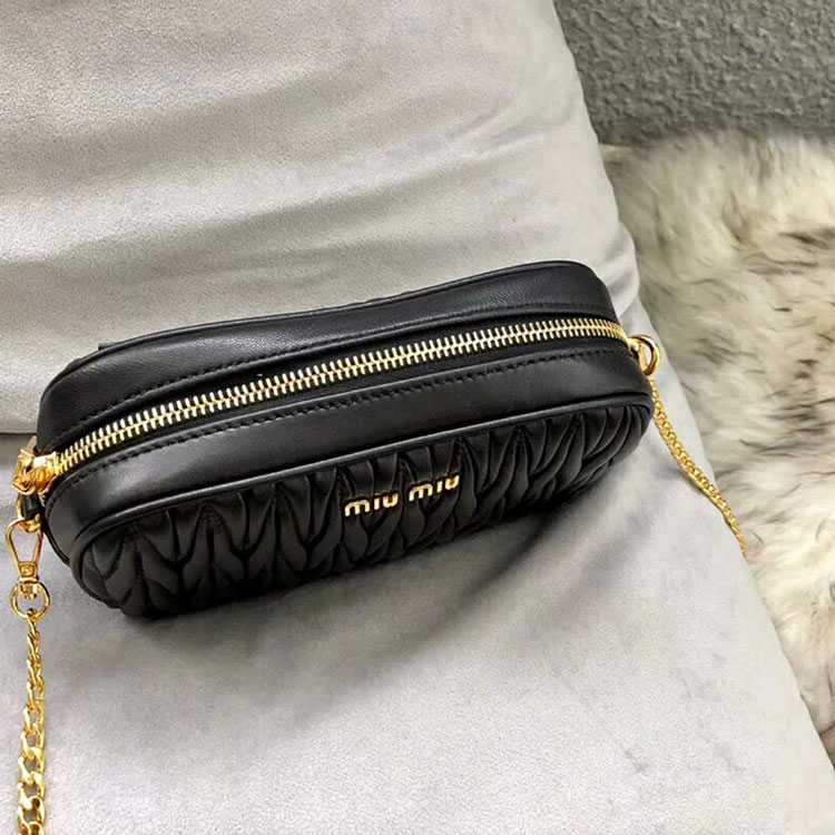 2018 MiuMiu MATELASSE LEATHER BELT BAG