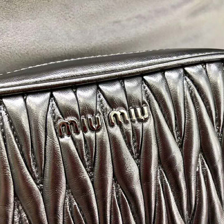 2018 MiuMiu MATELASSE LEATHER BELT BAG