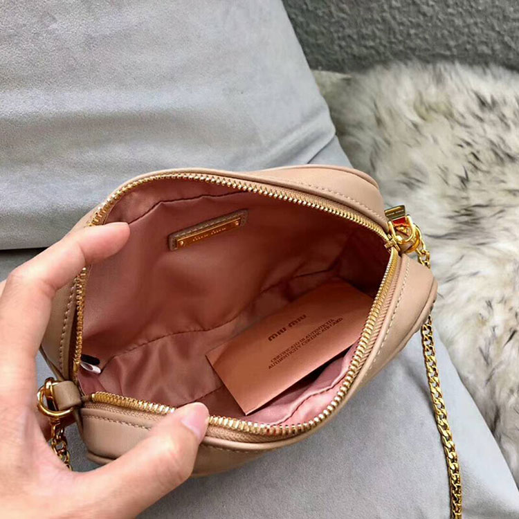 2018 MiuMiu MATELASSE LEATHER BELT BAG