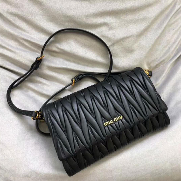 2018 MiuMiu MATELASSE LEATHER MINI BAG