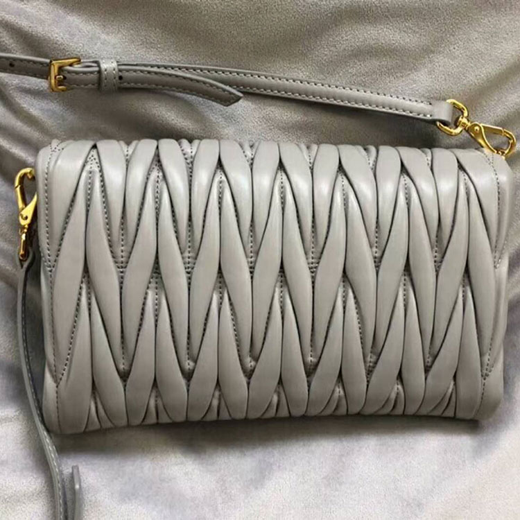 2018 MiuMiu MATELASSE LEATHER MINI BAG