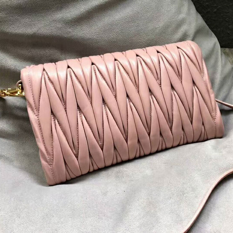 2018 MiuMiu MATELASSE LEATHER MINI BAG