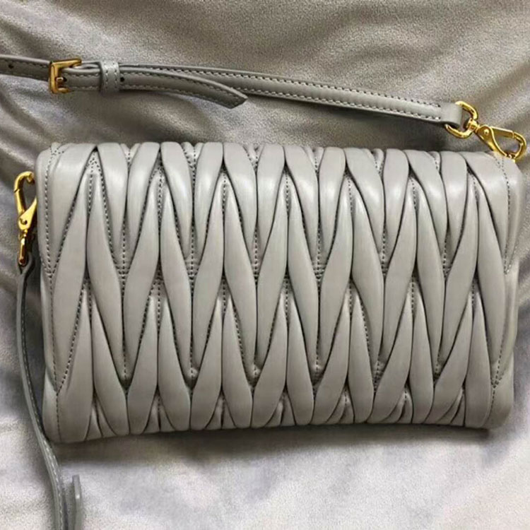 2018 MiuMiu MATELASSE LEATHER MINI BAG