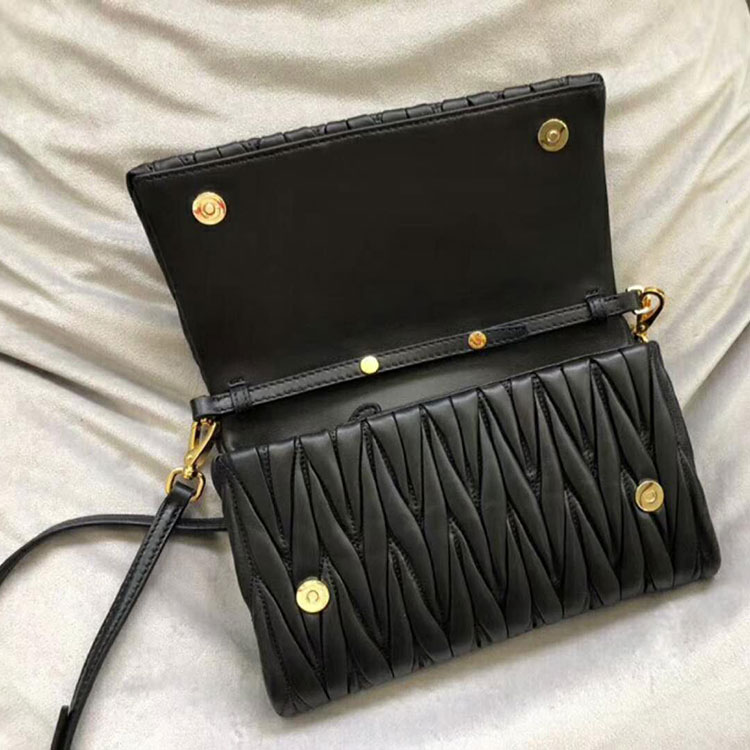 2018 MiuMiu MATELASSE LEATHER MINI BAG