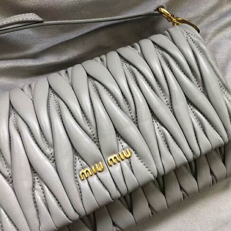 2018 MiuMiu MATELASSE LEATHER MINI BAG