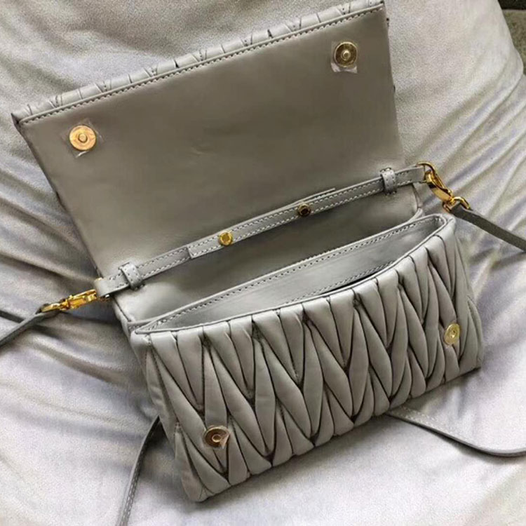 2018 MiuMiu MATELASSE LEATHER MINI BAG