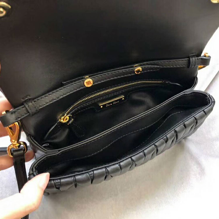 2018 MiuMiu MATELASSE LEATHER MINI BAG