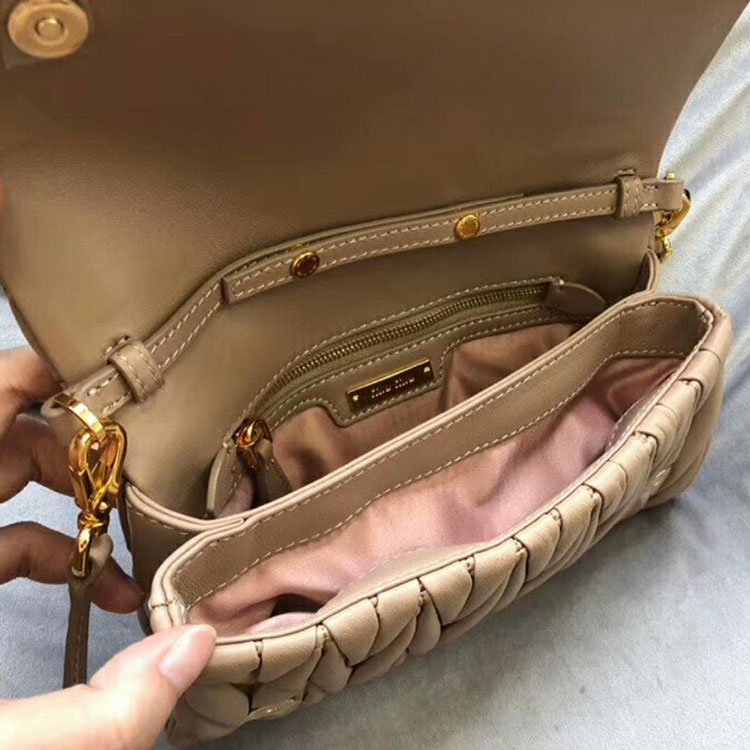 2018 MiuMiu MATELASSE LEATHER MINI BAG