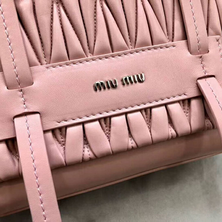 2018 MiuMiu MATELASSE LEATHER SHOULDER BAG