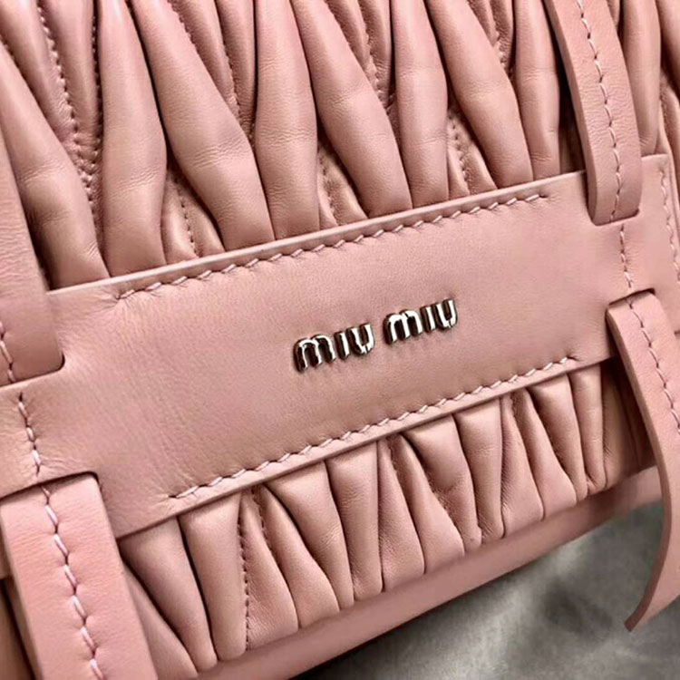 2018 MiuMiu MATELASSE LEATHER SHOULDER BAG