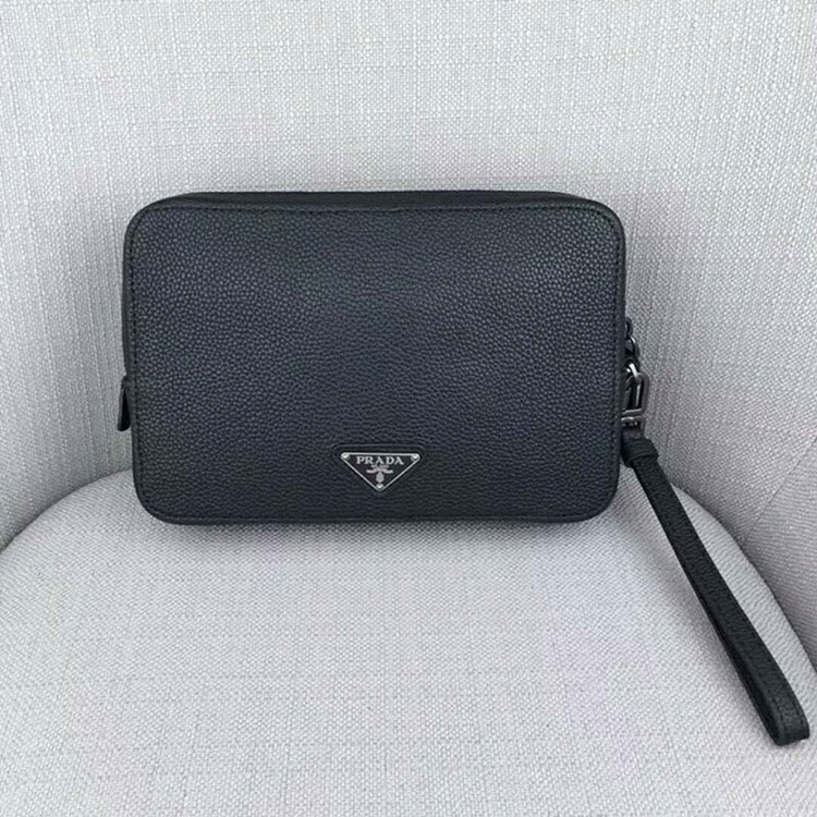 2018 Prada Men leather bag