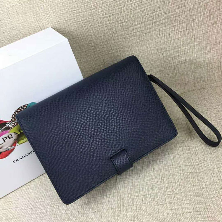 2018 Prada Men leather bag