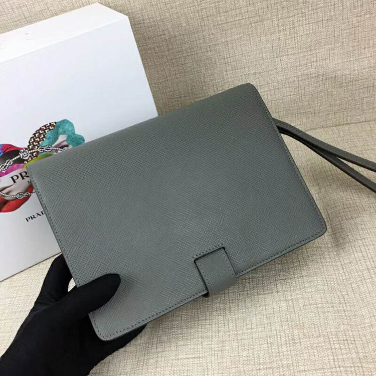 2018 Prada Men leather bag